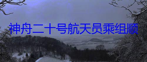 神舟二十号航天员乘组顺利完成第三次出舱任务