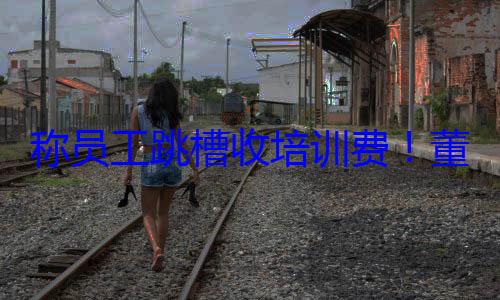 称员工跳槽收培训费！董明珠：招5400名大学生人均成本20万 (员工跳槽怎么说)