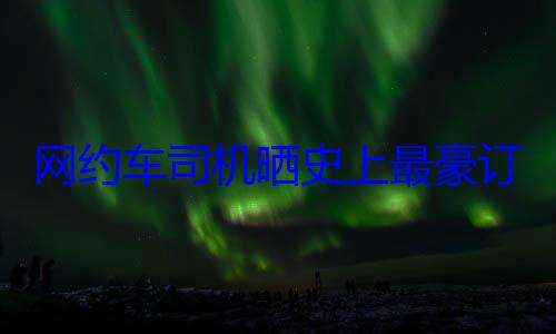 网约车司机晒史上最豪订单：到手15多万元 连续打表20多天 (网约车司机晒账单)