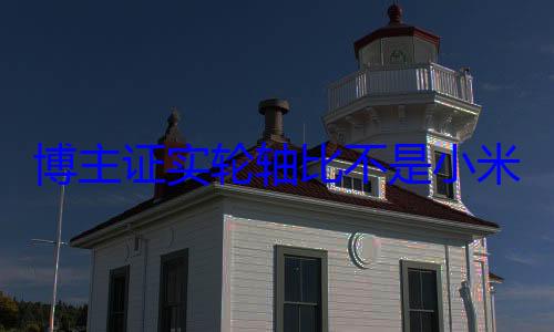 博主证实轮轴比不是小米发明的：至少二十多年前就有