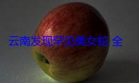 云南发现罕见美女蛇 全国累计发现仅10余例 (云南发现罕见动物)