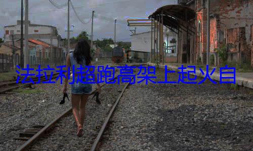 法拉利超跑高架上起火自燃