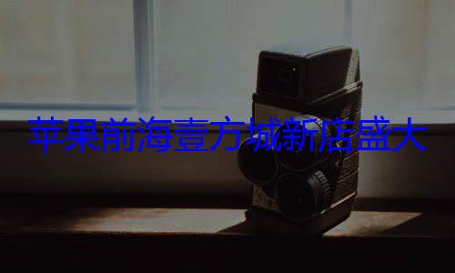 苹果前海壹方城新店盛大开业 粉丝连夜排队抢购