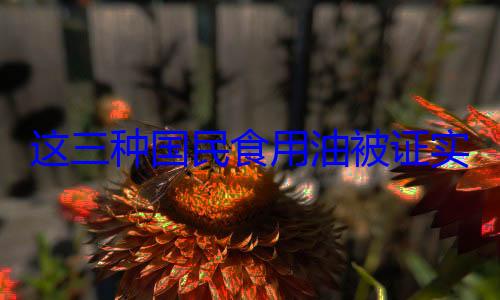 这三种国民食用油被证实与死亡率飙升有关
